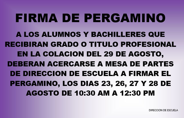 Colacion Agosto 2019